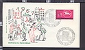 B2355 FDC 1961 GIORNATA DEL FRANCOBOLLO BUSTA