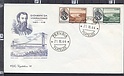 B4438 Italia FDC 1964 GIOVANNI DA VERRAZZANO Lire 30 130 capitolium