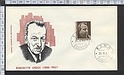 B681 FDC BENEDETTO CROCE 1966 - Busta Primo giorno di emissione F.D.C.