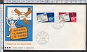 B691 FDC 1967 NUOVO CODICE DI AVVIAMENTO POSTALE Busta Primo giorno TRE STELLE