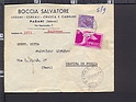 B3713 ITALIA storia postale 1955 SIRACUSANA Lire 25 ESPRESSO Lire 50