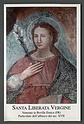 ES4266 S. Santa LIBERATA VERGINE VENERATA IN BOVILLE ERNICA FROSINONE AFFRESCO