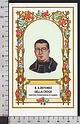 Xsa-92-44 BEATO ILDEFONSO DELLA CROCE MARTIRE PASSIONISTA DI DAIMIEL ANATOLIO GARCIA NOZAL MANZANARES Santino