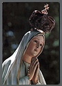 EM1943f MADONNA DI FATIMA STATUA CHE PIANSE A NEW ORLEANS NEL 1972 LUCI SULL EST