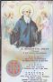 X2144 S. SAN BENEDETTO ABATE RIPRODUZIONE Santino Holy Card