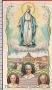 X3445 IMMACOLATA CONCEZIONE PAPA PIO IX X LEONE XIII Santino Holy card