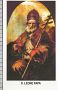 Xsa-17-76 S. San LEONE PAPA POPE Santino Holy card