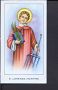 X2156 S. SAN LORENZO MARTIRE Santino Holy Card