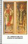 Xsa-10845 SS. LORENZO E MELLITTO VESCOVI DI CANTERBURY KENT Santino Holy card