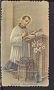 X1816 SAN LUGI GONZAGA SANCTUS ALOYSIUS piega sotto Santino Holy Card