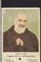 X4144 SERVO DI DIO PADRE PIO DA PIETRELCINA CON RELIQUIA APRIBILE Santino Holy card