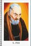 Xsb1038 SAN PIO Santino holy card