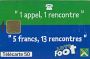 S1035 JEUX LOTO FOOT  LOTTO Telecarte 50 unites