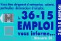 S1401 TELECARTE 50 SERVICE 3615 EMPLOI VOUS INFORME 12.96