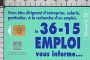 S2535 36-15 EMPLOI 5.96 50 UNITES TELECARTE