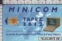 S2537 MINICOM TAPEZ MINITEL 5.93 50 UNITES TELECARTE